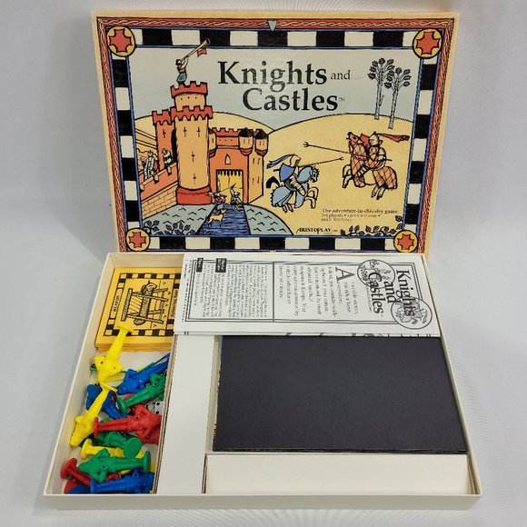 Knights & Castles Vintage 1991 Game Aristoplay 100% Complete Adventure Boardgame - Picture 1 of 1